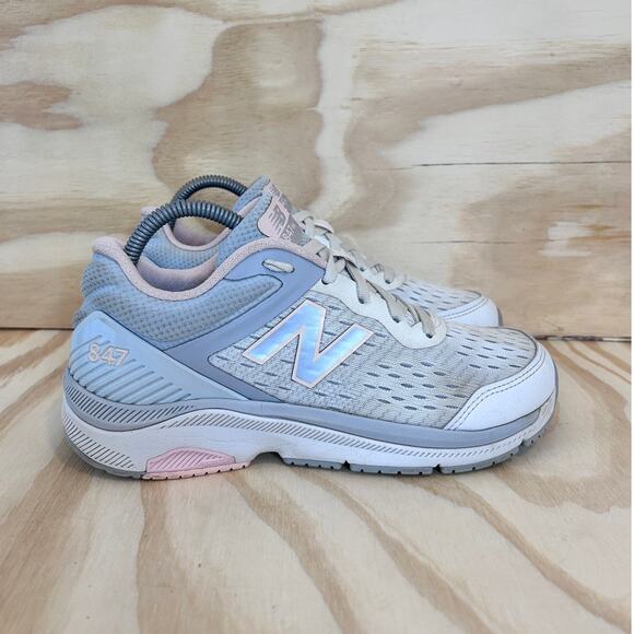 New Balance - 847 v4 - Running Shoes - Gray/Pink - Women's - 8.5 B - WW847LW4 - Picture 1 of 9